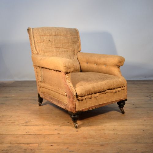 C19th French Armchair , Incl Reupholstery