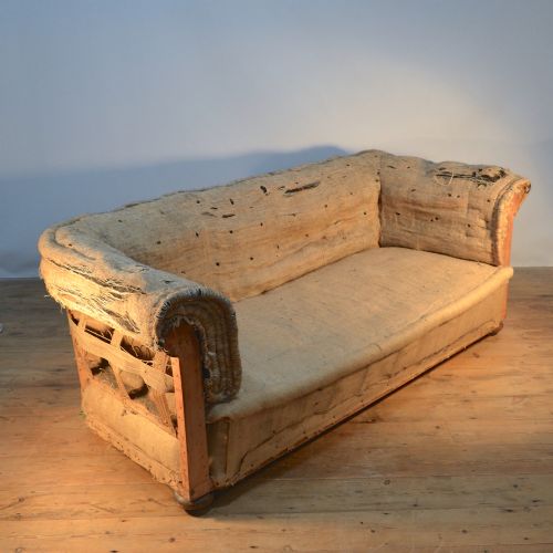 fig 1. M014 19th Century Chesterfield Sofa, Reupholstery Incl