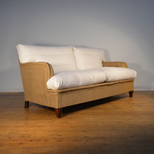 English Three Seater Sofa, Incl. Full Reupholstery