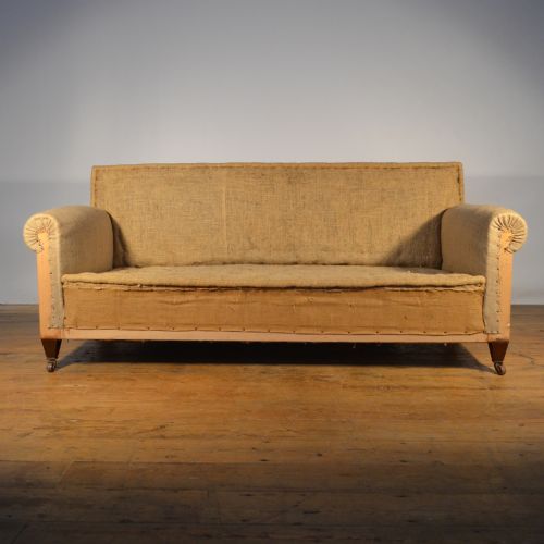 English Three Seater Sofa, Incl. Full Reupholstery