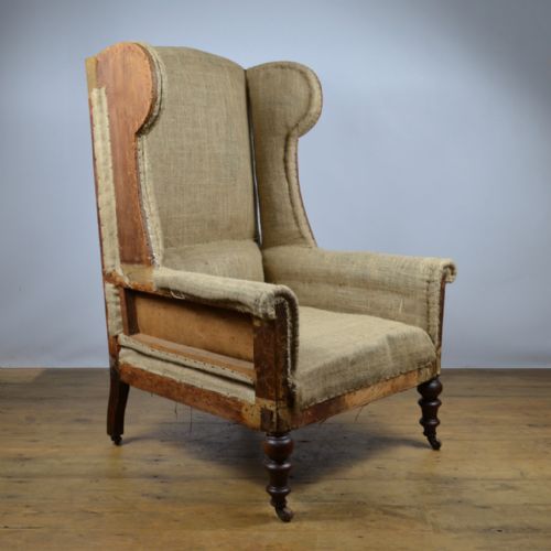 Eccentric English Wing Chair