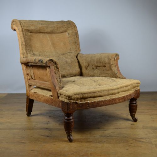 M022 - English Armchair, Reupholstery Included