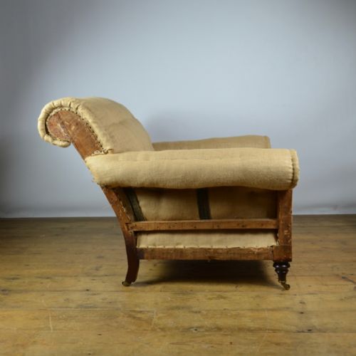 fig 1. Large English Armchair, Reupholstery Included