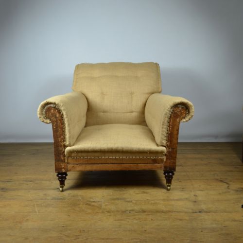 Large English Armchair, Reupholstery Included
