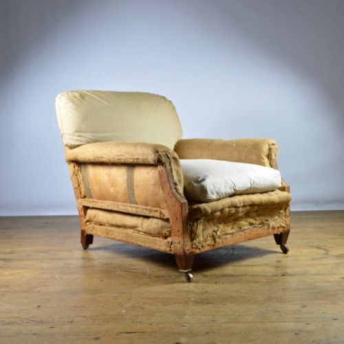English Edwardian Armchair - Reupholstery Included - C267