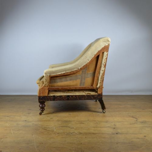 fig 1. PAIR OF ENGLISH ARMCHAIRS - REUPHOLSTERY INC. - C282