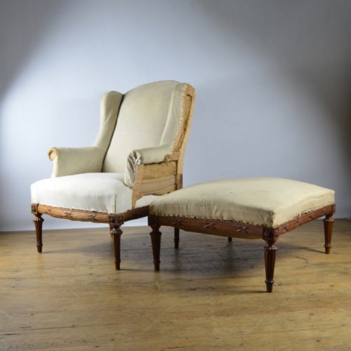 Pretty French Duchesse Chair - Reupholstery Inc. - C270