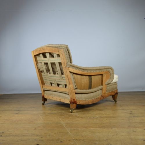 fig 1. EDWARDIAN 'HOWARD' STYLE ARMCHAIR - C294