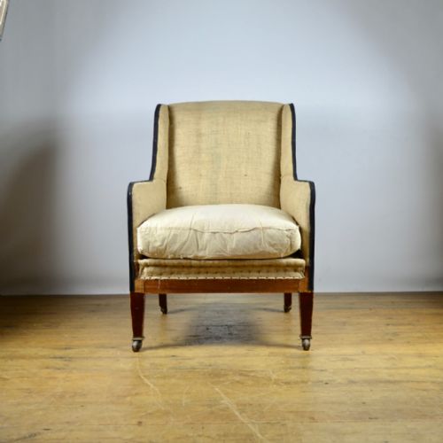 English Library Chair - Reupholstery Inc. - C295