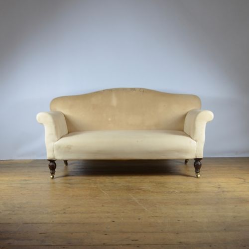 English Two Seater Camel Back Sofa - Reup. Inc. - C300