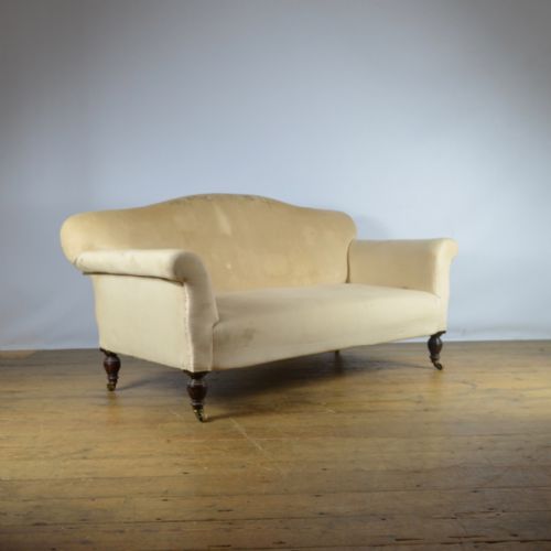 fig 1. ENGLISH TWO SEATER CAMEL BACK SOFA - REUP. INC. - C300
