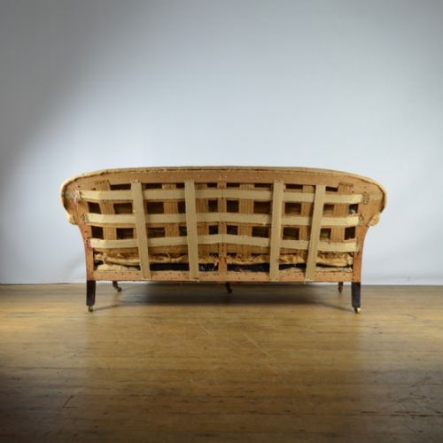fig 1. 19TH CENTURY THREE SEATER SOFA - REUPHOLSTERY INC. - C302