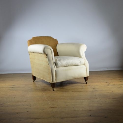 Edwardian English Armchair - Reupholstery Included - C310