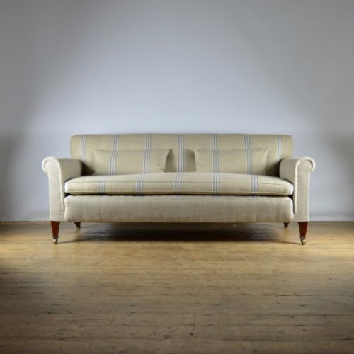 Edwardian English Three Seater Sofa