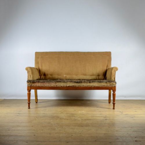 19th Century French Hall Seat - Reupholstery Inc.