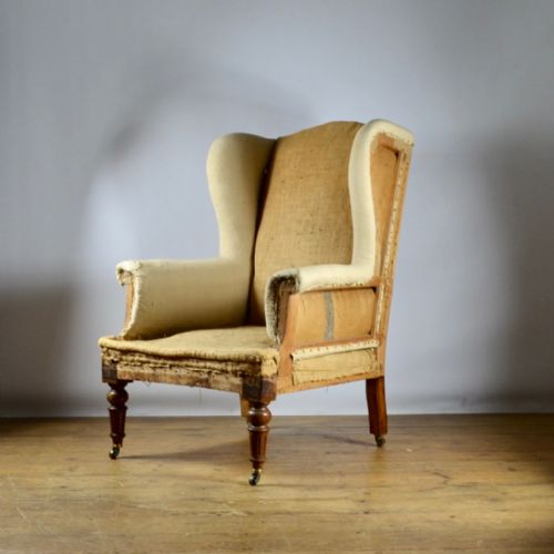 19th Century English Wing Chair