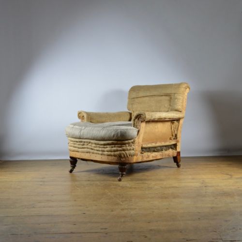 Edwardian Deep Seated Armchair - Full Reuphol. Inc