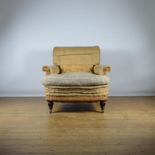 fig 1. EDWARDIAN DEEP SEATED ARMCHAIR - FULL REUPHOL. INC
