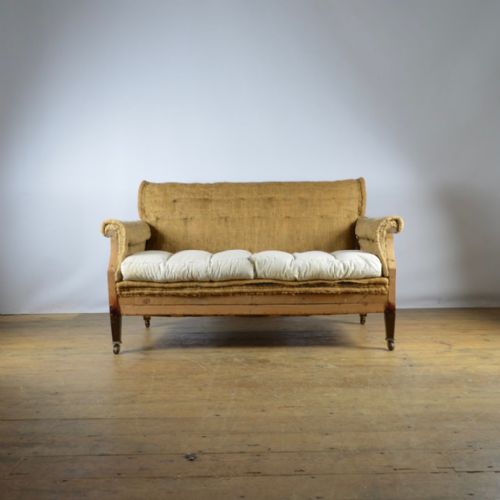 Edwardian Two Seater Sofa - Reupholstery Inc.