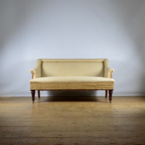 fig 1. PRETTY TWO SEATER SOFA - REUPHOLSTERY INC.