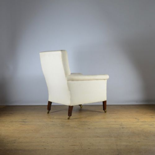 fig 1. EDWARDIAN ENGLISH LIBRARY CHAIR - FULL REUPOL. INC