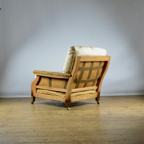 fig 1. EDWARDIAN ENGLISH ARMCHAIR - FULL REUPHOLSTERY INC