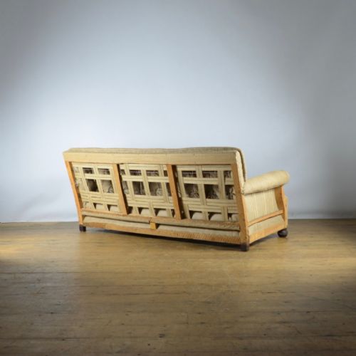 fig 1. THREE SEATER ENGLISH SOFA - FULL REUPHOLSTERY INC.