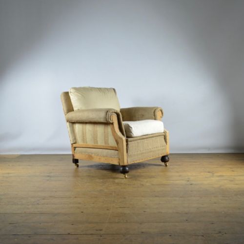 fig 1. 1930'S ENGLISH ARMCHAIR - FULL REUPHOLSTERY INC.