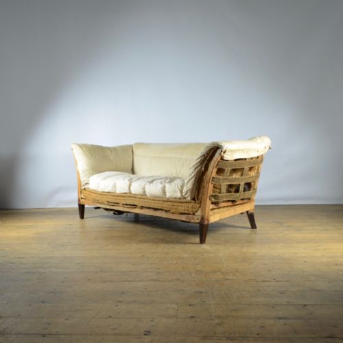 fig 1. HAMPTON & SON TWO SEATER SOFA - FULL REUPHOL. INC.