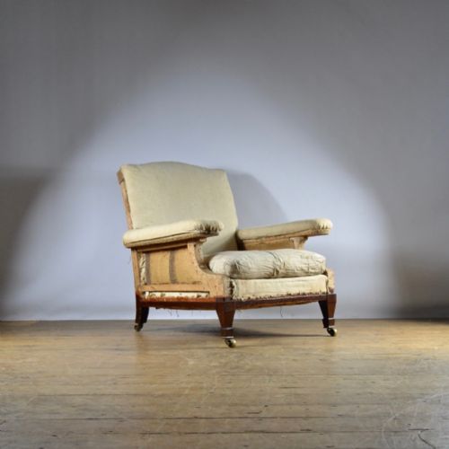 English Library Chair - Full Reupholstery Inc.