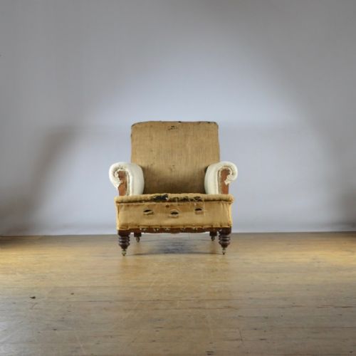 fig 1. ENGLISH ARMCHAIR - FULL REUPHOLSTERY INC.