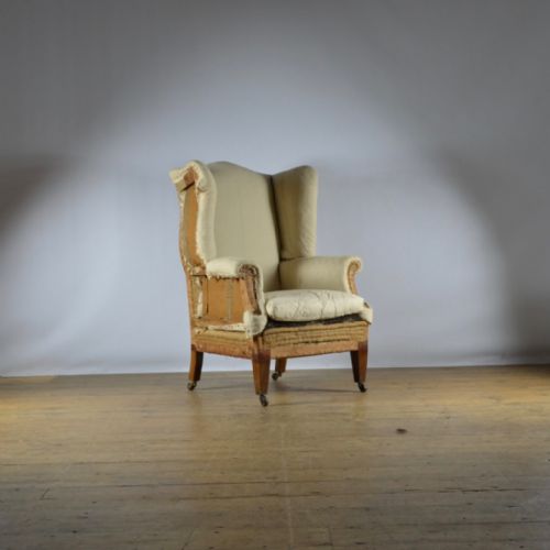 19th Century English Wing Chair