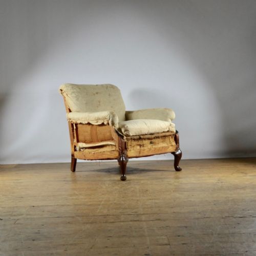 Cabriole Legged Armchair - Full Reupholstery Inc.