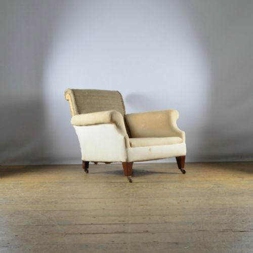 Deep Seated Edwardian Armchair - Full Reupholstery Inc.