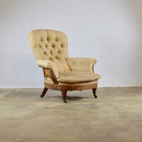 19th Century Spoon Back Armchair