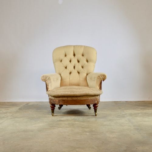 fig 1. 19th Century Spoon Back Armchair