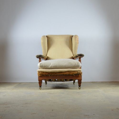 fig 1. 19th Century Library Armchair
