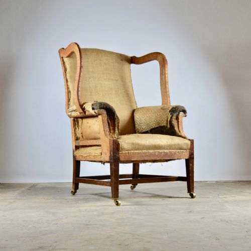 Howard and Sons Duke Wing Chair, Full Reupholstery Inc.