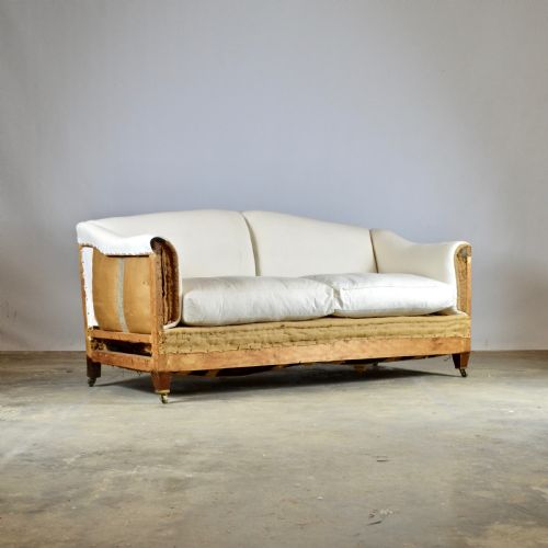 fig 1. Edwardian Sofa, Full Reupholstery Inc.