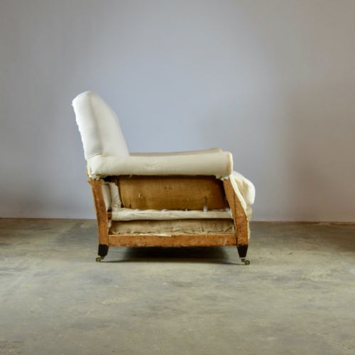 fig 1. Pair of Edwardian Armchairs, Full Reupholstery Inc.