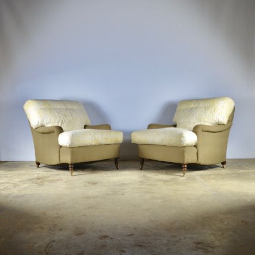 Pair of George Smith Signature Armchairs