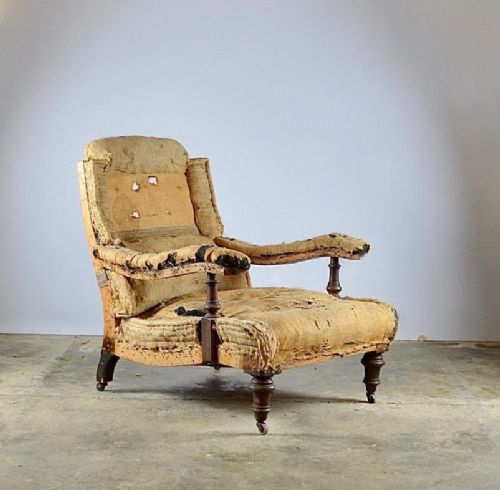 fig 1. Pair of 19th Century Library Chairs