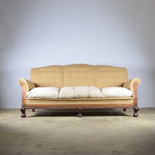 Scroll Arm English Sofa