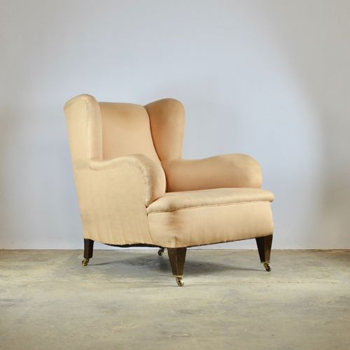 Large Deep Seated Winged Armchair