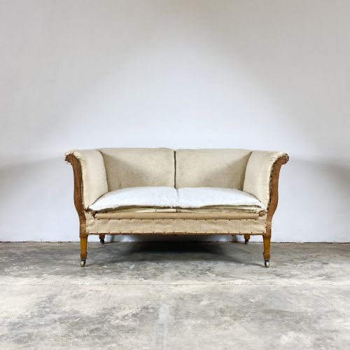 Pretty Edwardian Two Seater Sofa