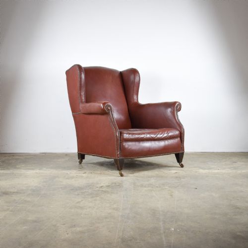 Deep Seated Winged Armchairs