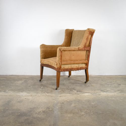 Edwardian English Wing Chair