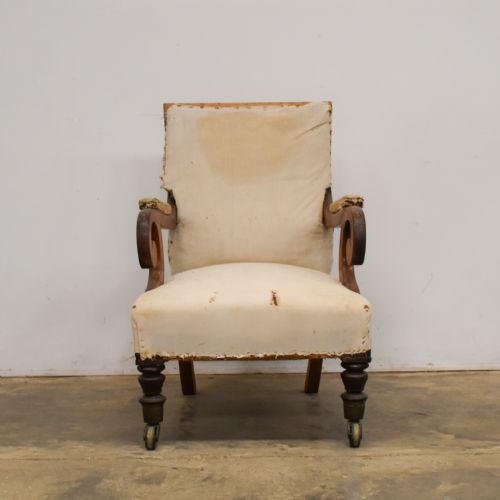 Mahogany Library Chair