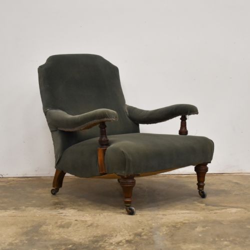 Open Arm Library Chair