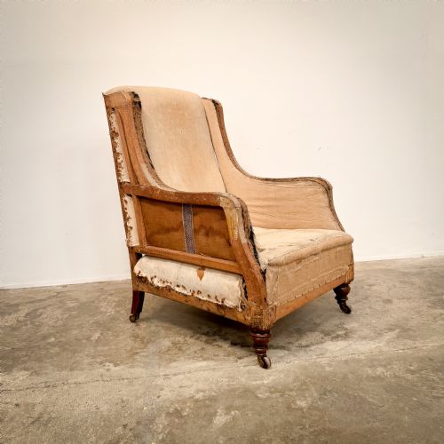 19th Century Winged Armchair